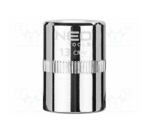 Socket: 6-angles; socket spanner; HEX 13mm; 1/4"; SUPERLOCK | NEO-08-231 | 08-231