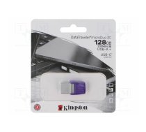Pendrive; USB 3.2 Gen 1; 128GB; R: 200MB/s; violet; USB A,USB C | DTDUO3CG3/128GB | DTDUO3CG3/128GB