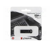 Pendrive; USB 3.2 Gen 1; 256GB; R: 200MB/s; W: 60MB/s; silver; USB A | DTKN/256GB | DTKN/256GB