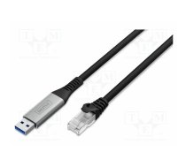 Digitus USB 3.2.RJ45 Ethernet Kabel 1Gbit/s 5 m | AK-300600-050-S | AK-300600-050-S