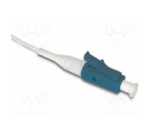 Optic fiber pigtail; LC/UPC; 2m; 9/125um; LSZH; blue; white | QOLTEC-54438 | 54438