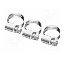 Worm gear clamp; W: 9mm; Clamping: 10÷16mm; stainless steel; W4 | NEO-11-401 | 11-401