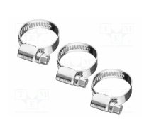 Worm gear clamp; W: 9mm; Clamping: 12÷20mm; stainless steel; W4 | NEO-11-402 | 11-402