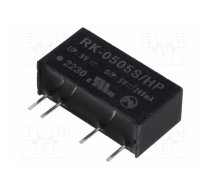 Converter: DC/DC; 1W; Uin: 4.5÷5.5VDC; Uout: 5VDC; Iout: 200mA; SIP7 | RK-0505S/HP | RK-0505S/HP