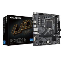 GIGABYTE B760M E Motherboard - Supports 14th Gen. Intel Core CPUs, 6+1+1 phases VRM, up to 7200MHz DDR5 (OC), 2xPCIe 4.0 M.2, 1 GbE LAN, USB 3.2 Gen 1 | B760M E | 4719331856052 | WLONONWCRORSB