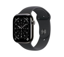 Apple Watch Series 11 GPS + Cellular 42mm Slate Titanium Case with Black Sport Band - M/L | MF8T4ZR/A | 0195950629446 | WLONONWCROSYN