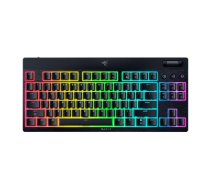 Razer | BlackWidow V4 Low-Profile Tenkeyless HyperSpeed | Keyboard | Wireless | US | Bluetooth | Green Switches | Black | RZ03-05450500-R3M1 | 8887910073759 | KL-G-RAZ-197