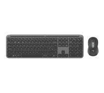 Logitech Signature Slim Combo MK950 for Business Keyboard and mouse set wireless Bluetooth 5.1 LE QWERTY graphite (PAN) | 920-012512 | 5099206119314 | 1002195877
