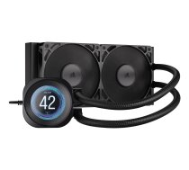 Corsair Nautilus 240 RS LCD Processor All-in-one liquid cooler 12 cm Black 1 pc(s) | 547539 | 0840440400332 | WLONONWCROWHF