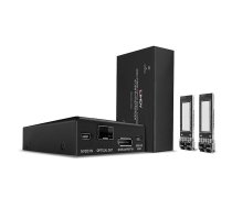 LINDY 300m Fibre Optic DisplayPort 1.2 & USB KVM Extender - transmitter and receiver - KVM | audio | USB extender - DisplayPort (39376) | 39376 | 4002888393768 | 39376