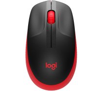 Logitech Full size Mouse M190 Wireless USB Red | 910-005908 | 5099206091856