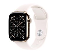 Watch Series 11 GPS + Cellular 46mm Gold Titanium Case with Light Blush Sport Band - M/L | MFD64MP/A | 195950629798 | ATAPPZAS11MFD64