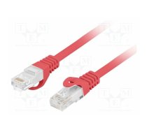 Patch cord; U/UTP; Cat 6; RJ45 plug,both sides; stranded; Cu; LSZH | PCU6-10CU-0025-R | PCU6-10CU-0025-R