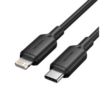 CABLE USB-C TO LIGHTNING/1M BLACK LAKBF VENTION | LAKBF | 6922794783485