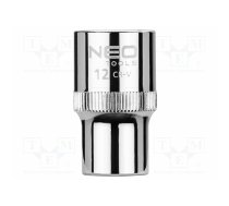 Socket: 6-angles; socket spanner; HEX 12mm; 1/2" | NEO-08-012 | 08-012