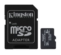KINGSTON 8GB microSDHC Industrial C10 | SDCIT2/8GBSP | 740617321005 | SFKINMDG08CIT2W