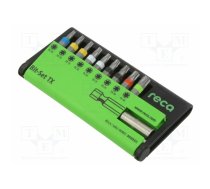 Tools set: screwdriver bits; Torx®; T10,T15,T20,T25,T30,T40 | RECA-0702-930-072 | 0702 930 072
