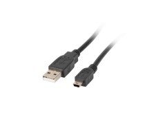 Lanberg | Mini USB to USB Type-A 2.0 Cable, 1.8 m | CA-USBK-10CC-0018-BK | Mini USB to USB Type-A | CA-USBK-10CC-0018-BK | 5901969413595