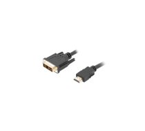 Lanberg cable HDMI -> DVI-D(18+1) M/M Single Link, black 1,8m (CA-HDDV-10CC-0018-BK) | CA-HDDV-10CC-0018-BK | 5901969421651