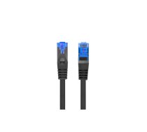 LANBERG PATCHCORD S/FTP CAT.6A 0.5M BLACK LSZH | PCF6A-10CC-0050-BK | 5901969424607 | KGWLAEPAT0202