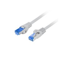 Patchcord cat.6a S/FTP CCA 0.5m grey | PCF6A-10CC-0050-S | 5901969424638 | AKLAGKSP6000159
