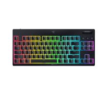 Razer | BlackWidow V4 Low-Profile Tenkeyless HyperSpeed | Keyboard | Wireless | US | Bluetooth | Yellow Switches | Black | RZ03-05450100-R3M1 | 8887910073612