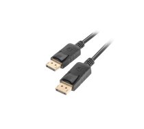 Lanberg | DisplayPort Cable 19 Pin V1.2 4K | CA-DPDP-10CC-0005-BK | DisplayPort to DisplayPort | CA-DPDP-10CC-0005-BK | 5901969428629