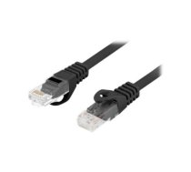 Patch cord; U/UTP; Cat 6; RJ45 plug,both sides; stranded; Cu; LSZH | PCU6-10CU-0025-BK | PCU6-10CU-0025-BK
