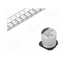 Capacitor: hybrid; H: 10mm; 150uF; 35VDC; 1.8A; SMD; ESR: 20mΩ; ±20% | GYD1V151MCQ1GS | GYD1V151MCQADNGS