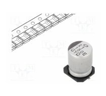 Capacitor: hybrid; H: 10mm; 150uF; 25VDC; 1.4A; SMD; ESR: 27mΩ; ±20% | GYD1E151MCQ1GS | GYD1E151MCQADNGS