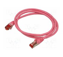 Patch cord; S/FTP; Cat 6; RJ45 plug,both sides; stranded; CCA; 1m | S/FTP6-CCA-010PK | 95475