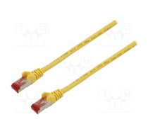 Patch cord; S/FTP; Cat 6; RJ45 plug,both sides; stranded; CCA; 1m | S/FTP6-CCA-010YL | 95473