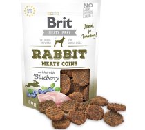 BRIT Meat Jerky Coins Rabbit - dog treat - 80g | DLZRITKSP0023 | 8595602543779 | DLZRITKSP0023