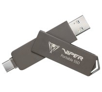 External Portable SSD Patriot Viper PVP30 Duo Compact 1TB 1000MB/s USB A+C 3.2 Gen2 (PVP301TB28UDG) | PVP301TB28UDG | 4711378420043 | DIAPATSSD0077