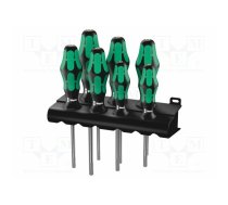 Screwdriver: universal-set; Torx®; hanger; 7pcs; Kit: screwdrivers | WERA.05223161001 | 05223161001