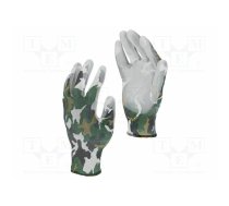 Protective gloves; Size: 9; camo; polyester,PU; tag | LAHTI-L231309K | L231309K