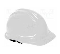 Protective helmet; white; HDPE; -20÷50°C; Size: 53-59 | LAHTI-L1040201 | L1040201