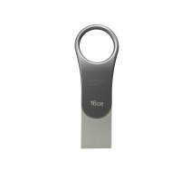 Silicon Power Mobile C80 USB flash drive 16 GB USB Type-A / USB Type-C 3.0 (3.1 Gen 1) Titanium | SP016GBUC3C80V1S | 4712702644814 | PAMSLPFLD0028