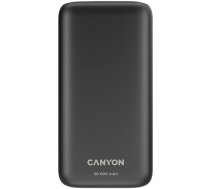 CANYON power bank PB-301 LED 30000 mAh PD 20W QC 3.0 Black | CNE-CPB301B | 5291485009571