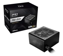 Barošanas bloks ASRock Pro Series PRO-850G 850W ATX 80+ Gold Black | 90-UXR085-GNEAA2 | 4711581491441