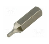 Screwdriver bit; hex key; HEX 2mm; 1/4"; Overall len: 25mm | FL02420010 | 024 200 10