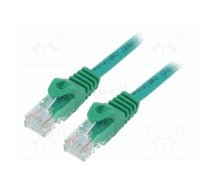 Patch cord; U/UTP; Cat 6; RJ45 plug,both sides; stranded; CCA | PP6U-0.5M/G | PP6U-0.5M/G