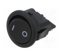 ROCKER; SPST-NO; Pos: 2; OFF-ON; 10A/250VAC; black; RR; Body: black | RRA22H3EBBNN | RRA22H3EBBNN