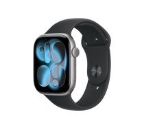 Apple Watch Series 11 GPS + Cellular 46mm Space Grey Aluminium Case with Black Sport Band - M/L | MFCA4ZR/A | 0195950630817