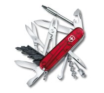 Victorinox V-1.77 25.T kabatas nazis Cyber ​​Tool M, sarkans caurspīdīgs (O7611160105813) | O7611160105813 | 7611160105813 | WLONONWCROYB1