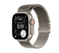 Apple Watch Ultra 3 GPS + Cellular 49mm Natural Titanium Case with Natural Titanium Milanese Loop - Medium | MEWY4QF/A | 0195950609707 | WLONONWCROY58