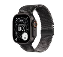 Apple Watch Ultra 3 GPS + Cellular 49mm Black Titanium Case with Black Titanium Milanese Loop - Medium | MF1Q4QF/A | 0195950610871 | WLONONWCROY93