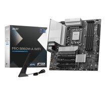 MSI PRO B860M-A WIFI motherboard Intel B860 LGA 1851 (Socket V1) micro ATX | PRO B860M-A WIFI | 4711377286565 | WLONONWCRGTZD