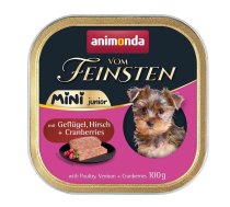 ANIMONDA Vom Feinsten Junior Mini Poultry with game and cranberries - wet dog food - 100g | DLPANMKAM0026 | 4017721823678 | DLPANMKAM0026