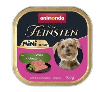 ANIMONDA Vom Feinsten Senior Mini Chicken with game and oregano - wet dog food - 100g | DLPANMKAM0028 | 4017721823692 | DLPANMKAM0028